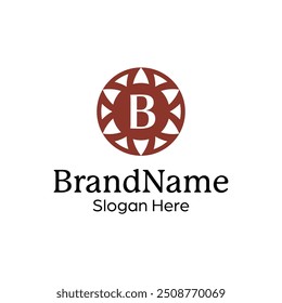 Moderno modelo de design de logotipo ornamental elegante