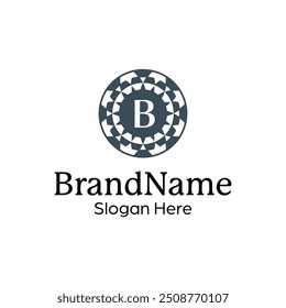 Modern elegant ornamental logo design template