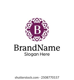 Modern elegant ornamental logo design template