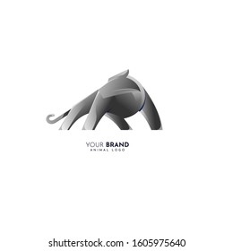 modern and elegant panther logo