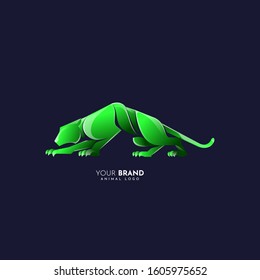modern and elegant panther logo