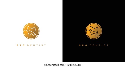 Modern and elegant  pro dentist logo design 5