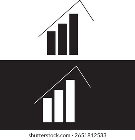 "Modern and elegant real estate logo featuring a house silhouette with clean lines, symbolizing trust, growth, and professionalism — perfect for property businesses and agencies."