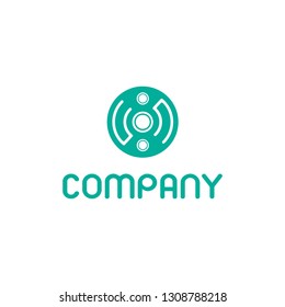 Modern Elegant Round Technology Logo