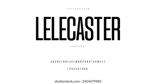 Modern Elegant Sans Serif Font. Sans Serif Font. Regular Italic Uppercase Lowercase Typography urban style