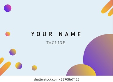 Modern, elegant, simple background for your needs. Pink, blue, yellow, white, circle, and line gradient background. Vector background