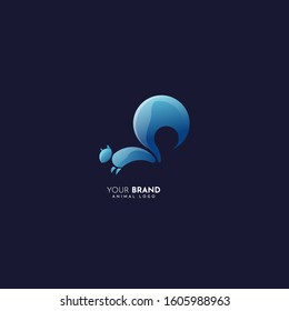 modern and elegant squirrel logo