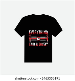 Modern and elegant typography t-shirt template.