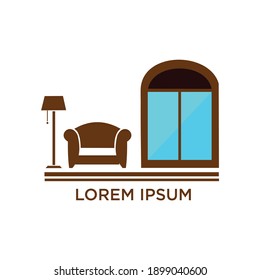 A modern and elegant vector interior design concept