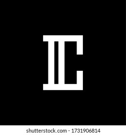 Modern Elegant Vector Logo Letter C. C Letter Serif Design Vector