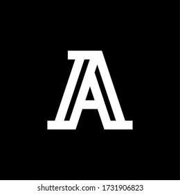 Modern Elegant Vector Logo Letter A. A Letter Serif Design Vector