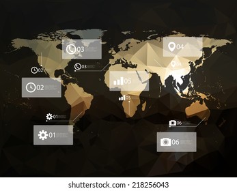 Modern elements of info graphics vector Illustration.