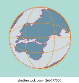 Modern elements of info graphics World Map. Vector