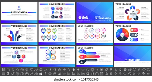 Modern Elements of infographics for presentations templates for banner, poster, flyer