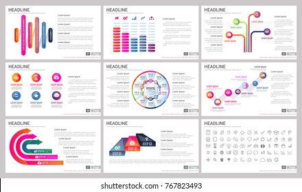 Modern Elements of infographics for presentations templates for banner, poster, flyer