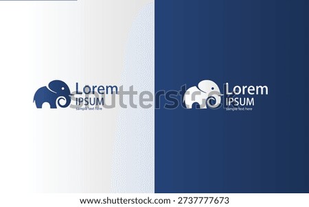 Modern Elephant Logo Collection – Minimal Animal Brand Identity Vector Set for Business and Corporate Use