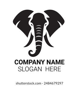 Modern Elephant Logo Design for Branding