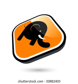 modern elephant sign