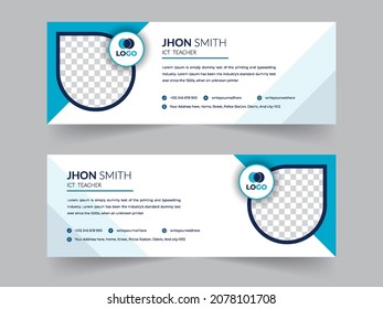 Modern Email Signature Design, Digital Banner, Professional Email Signature Design Template, Corporate Email, Business Mail Signature, 
Professional Identity, Email Marketing, Corporate Web Template,