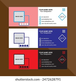 Modern Email Signature Design with Minimal Layout