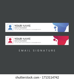 Modern Email Signature Design Template