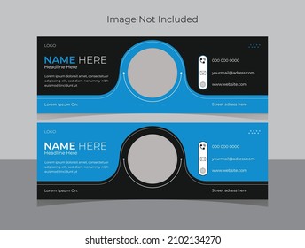 modern email signature design template for facebook email corporate business