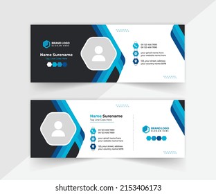 Modern Email signature template design, personal email signature templates, Email signature design ideas, outlook, professional email signature design, personal social media cover.