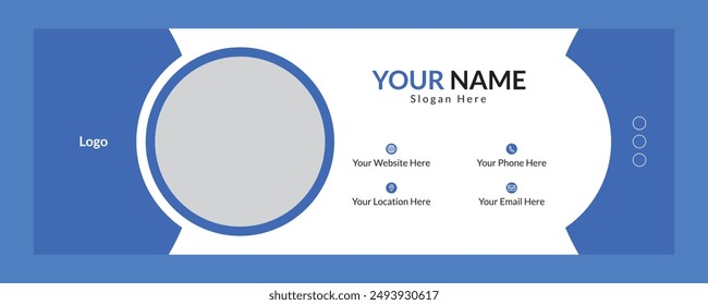 Modern Email Signature Template Design