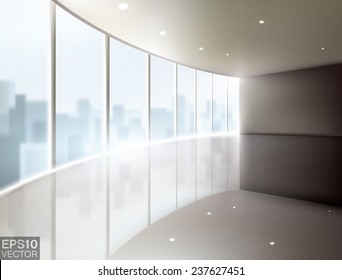 High Ceiling Office Hall Stock Vectors Images Vector Art