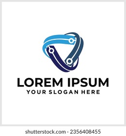 Modern energy logo and business card design. solution, positive, modern, energy, icon, Premium Vector