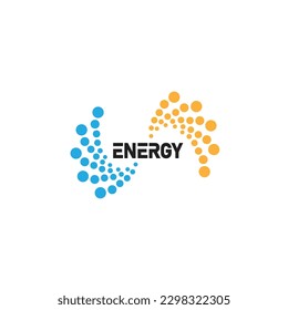 Modern energy logo and business design. solution, positive, modern, energy, icon