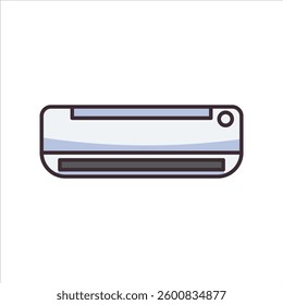 A modern and energy-efficient air conditioner mounted on the wall, designed to cool indoor spaces effectively.