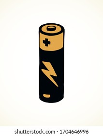 Akku. Zeichensymbol der Vektorillustration