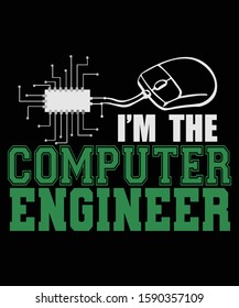 Modern Engineering t-shirt design template