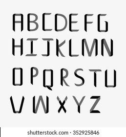 Modern English alphabet.
