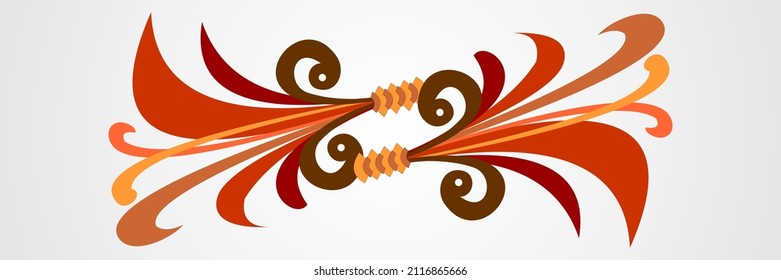 Modern engraving vector design, this modern engraving vector illustration can be used for digital print media, textiles, carpets, decorations, web designs and so on.