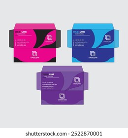 Modern envelop design template. professional envelop design template. Simple envelop design.