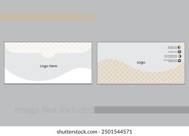 Modern Envelope Design by pattern and organic shape