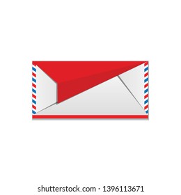 modern envelope Icon in trendy flat style isolated on white background. Mail symbol for your web site design, logo, app, Vector illustration - Vector 
