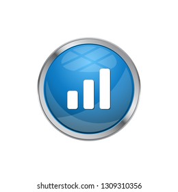 Modern Equalizer Graphic Bar Icon Button Logo