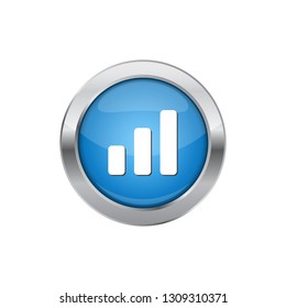 Modern Equalizer Graphic Bar Icon Button Logo