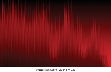 Modern equalizer of sound waves. Vector illustration on dark background - EPS 10