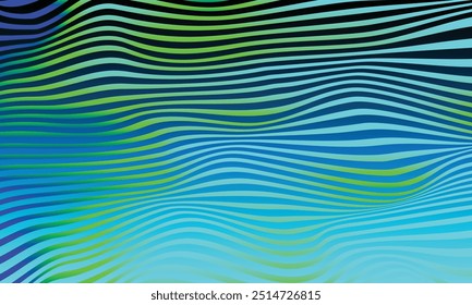 Modern equalizer of sound waves. Vector illustration on dark background 