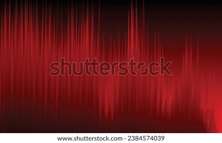 Modern equalizer of sound waves. Vector illustration on dark background - EPS 10