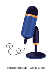 modern equipment microphone icon isolated