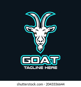 Modern Esports Logo Goat logo. Vector illustration