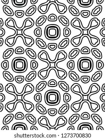 Modern ethnic tile shape decorative vector pattern design for many creative ideas