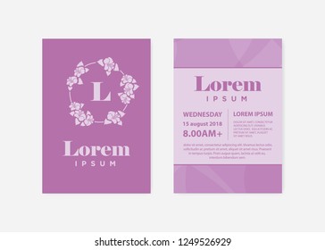 modern event invitation template