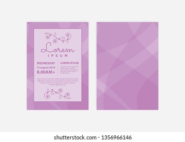 modern event invitation template