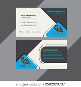 Modern Exclusive Editing Business Card Design.